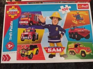 Puzzle Set Feuerwehrmann Sam Bild 2