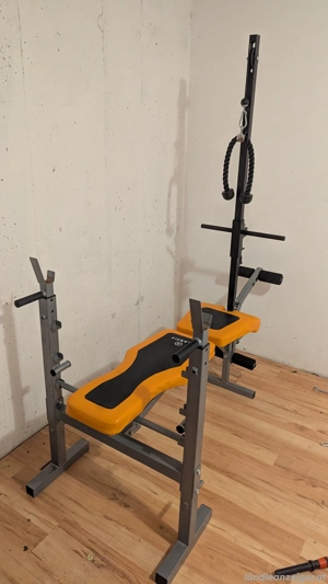 HantelBank + Gewichte + LH ca 400   Neuwert  Bild 2