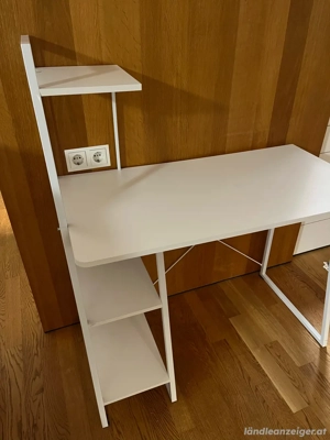 Schreibtisch weiß Bild 2