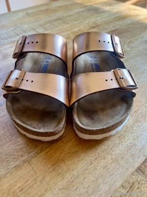 Birkenstock Arizona Pantoletten 38 Rosa Bild 3