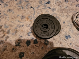 Kurzhantelstange 2x, Kettlebell, Gewichte Bild 3