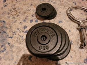 Kurzhantelstange 2x, Kettlebell, Gewichte Bild 2