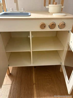 Kinderküche Holz mit Zubehör Bild 4