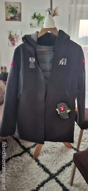 Skijacke Damen S dark grey. Olympic Team Austria 2022