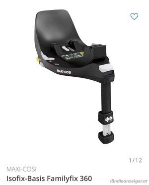 Babyschale Pebble 360 inkl. Isofix-Basis FamilyFix 360 essential black Bild 2