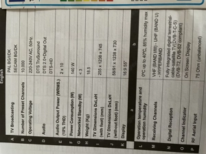 TV Fernseher Toshiba  Bild 3