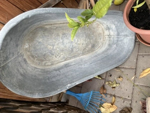 Baby Kinder Zink Badewanne  Bild 3