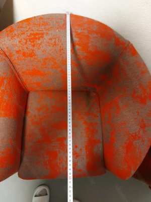 2x rote Polstersessel Bild 5