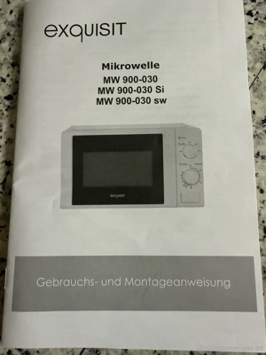 Mikrowelle neuwertig Bild 4