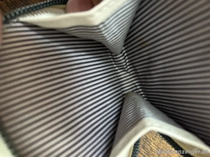 Beige Umhängetasche aus Kunstleder Bild 3