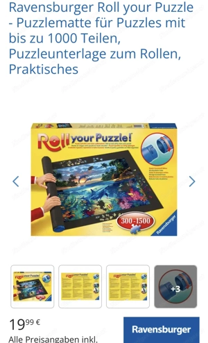 Puzzle Puzzlematte Ravensburger zum rollen 