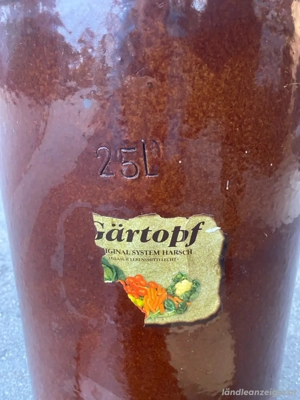 Sauerkrauttopf, Steinguttopf, System Harsch
