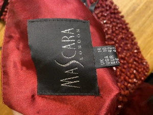 Ballkleid weinrot Größe 42 Bild 2