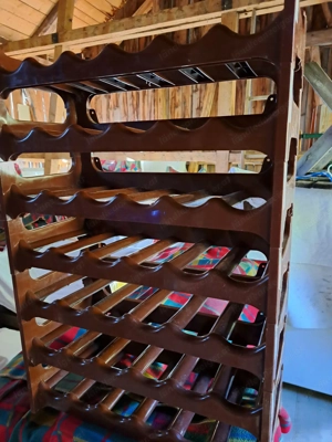 7x wein Regal aus Kunststoff  Bild 2