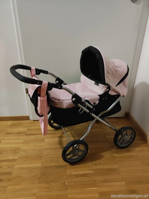 Puppenwagen mit Wickeltasche