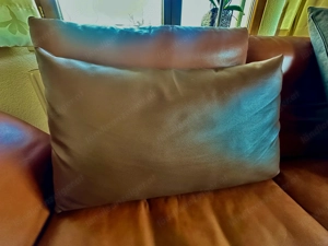 Kissenhülle Kunstlederüberzug schokobraun 75x50 cm - 2 verfügbar Bild 2