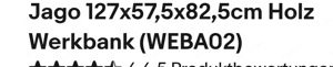 Werkbank Holz  Kinder
