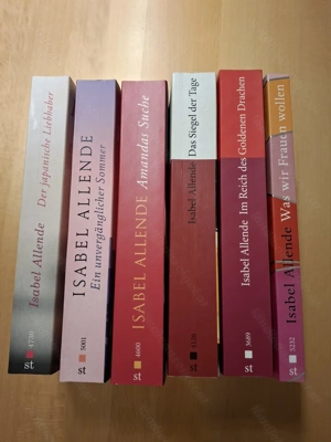 Büche Bestseller Isabell Allende neuwertig