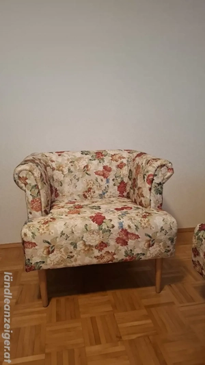 Fauteuil, 2 Polstersessel für insgesamt    100,--