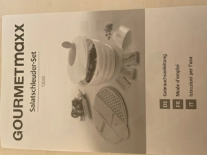 Salatschleuder-Set Gourmetmaxx, neuwertig Bild 2