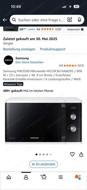 Samsung Mikrowelle Bild 3