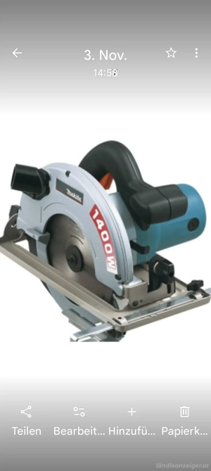 Makita 5705R Profi Handkreissäge 