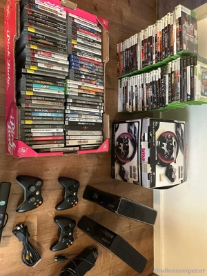 Großes Gaming-Set   über 130 Spiele + Xbox 360 + Zubehör! Bild 3