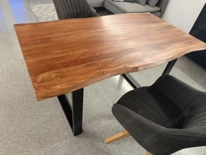 Echtholztisch Massiv 140 x 75 TOP Bild 4