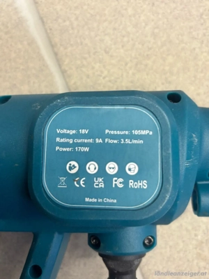 Akku Druckreiniger Bild 2