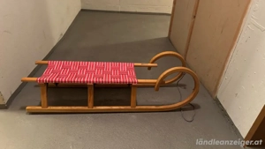 Holzschlitten zu verkaufen