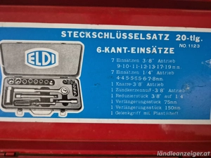 Steckschlüsselsatz 20teilig, in Metallbox Bild 2