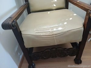 Barocker Hochlehnenstuhl Bild 3