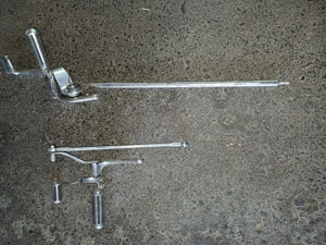 Vorverlegte Fussrastenanlage für HD