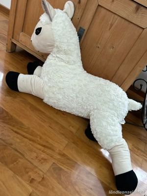 XXL Alpaka Kuscheltier  Plüschtier Bild 4