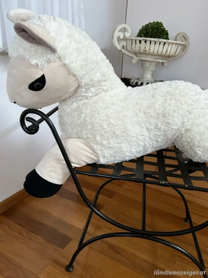 XXL Alpaka Kuscheltier  Plüschtier Bild 3