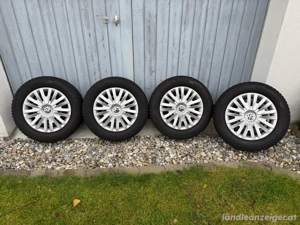 4x VW Golf Winterkompletträder - 15" Stahlfelgen