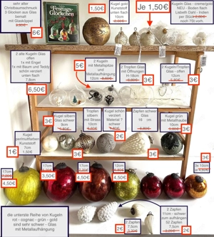 Herrliche Kugeln Dekokugeln Glaskugeln...