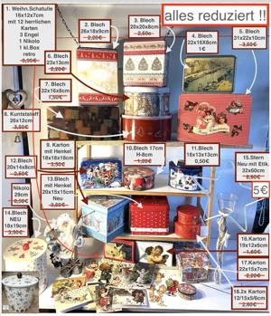 Weihnachten Keksdose Schatulle Box Stern