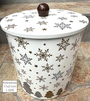 Weihnachten Keksdose Schatulle Box Stern Bild 6