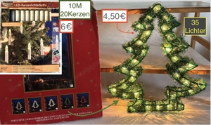 Weihnachten Beleuchtung Tanne Nikolo... Bild 4