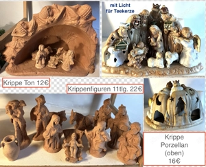 Weihnachten Krippe Girlande Figuren ab 50Cent Bild 3