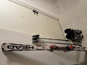 HEAD Ski und Leki Stöcke 