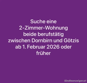 2 zimmer wohnung gesucht