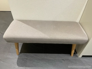 Sitzbank grau sand