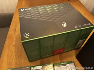Microsoft Xbox Series X 1 TB Schwarz Spiele Paket Bild 3