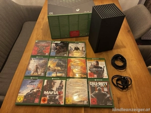 Microsoft Xbox Series X 1 TB Schwarz Spiele Paket