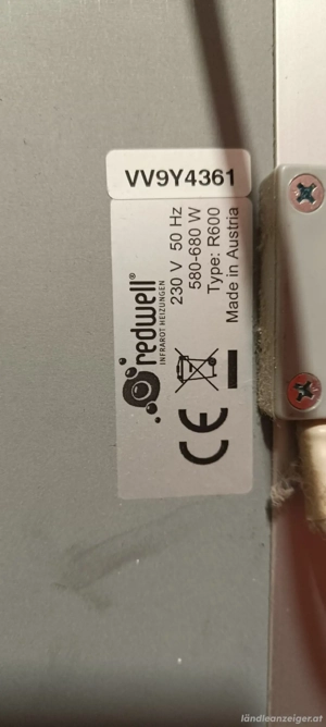 Infrarot Heizung Paneel Bild 6