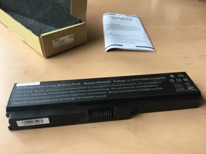 Neuer Ersatzakku für Toshiba Satellite PA3634 5.200 mAh Bild 2