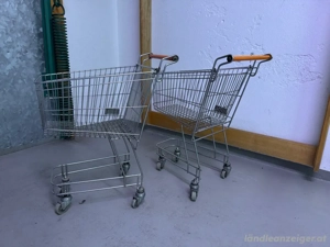 2 Kinder Einkaufswagen