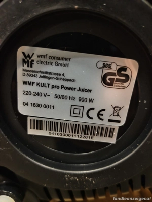 WMF Kult pro Power Juicer 900Watt  Bild 2